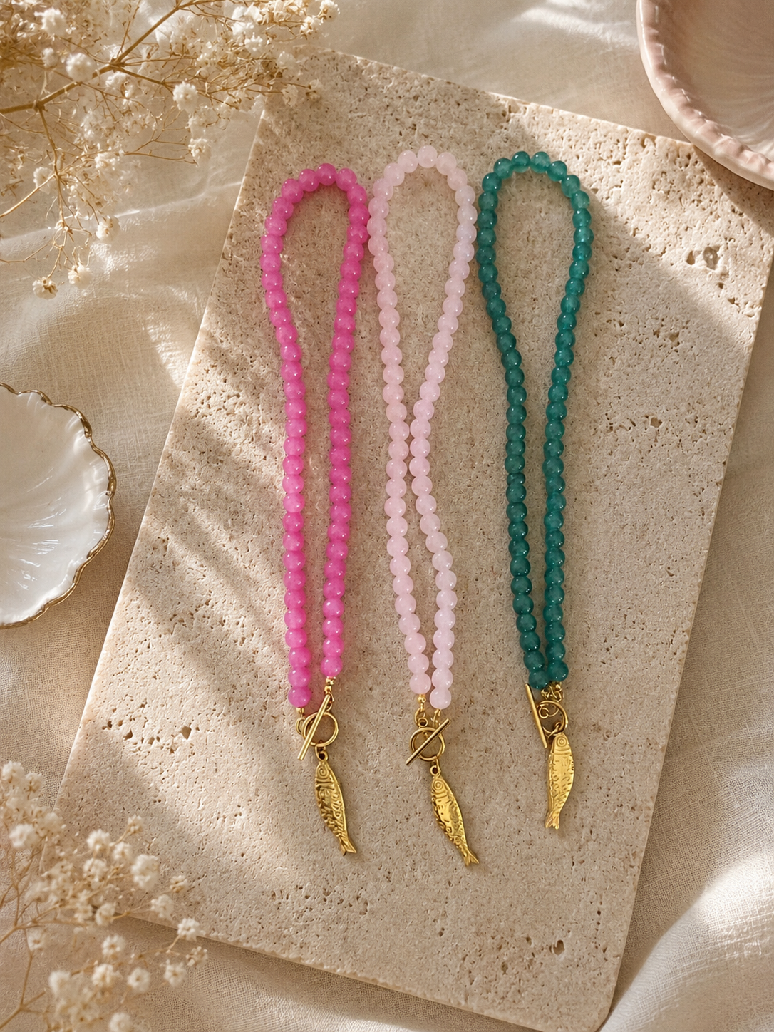 Laguna Fish Charm Necklace