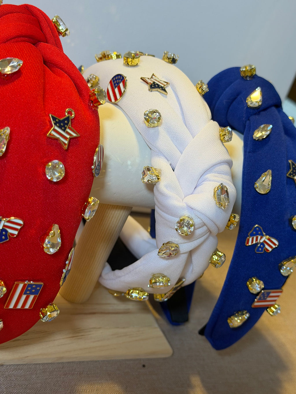 4th of July Beaded Headband