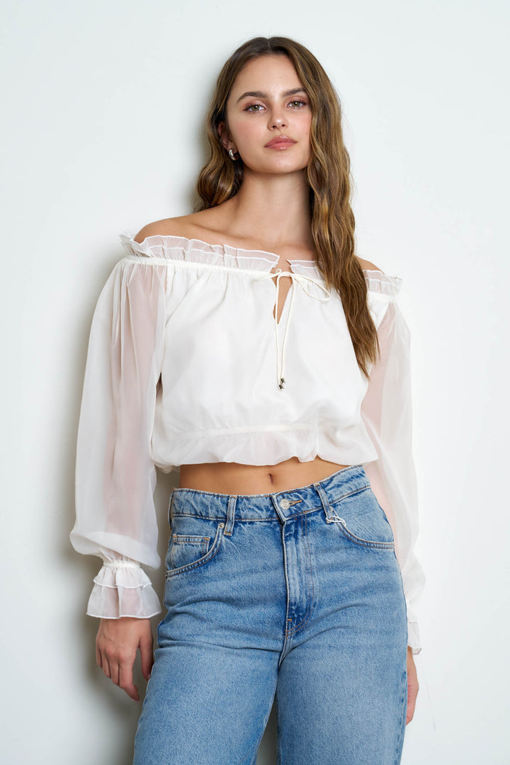 Whisper Sleeve Blouse