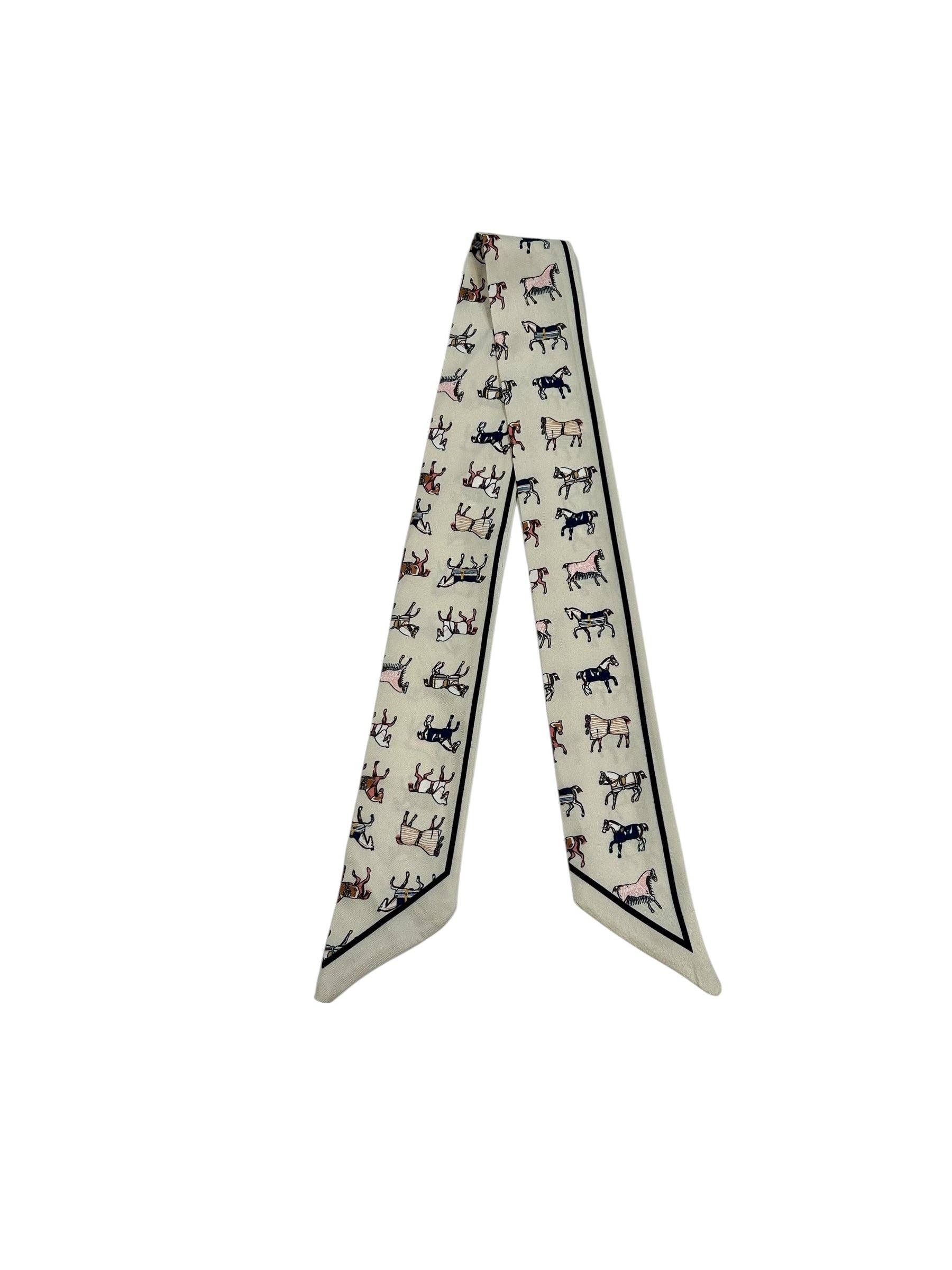 Twilly Scarf (CREAM HORSE)