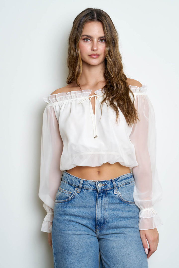 Whisper Sleeve Blouse