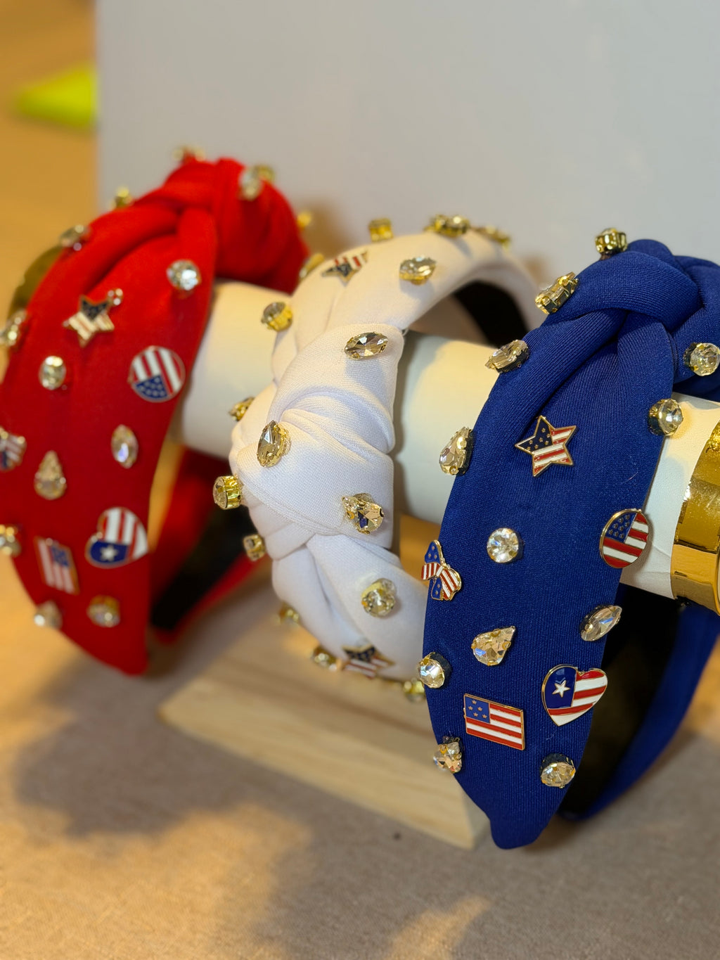 4th of July Beaded Headband