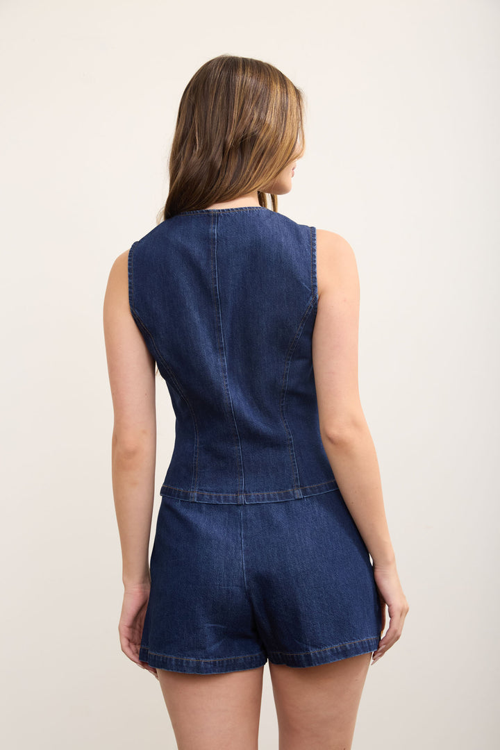 Gold Button Denim Edit
