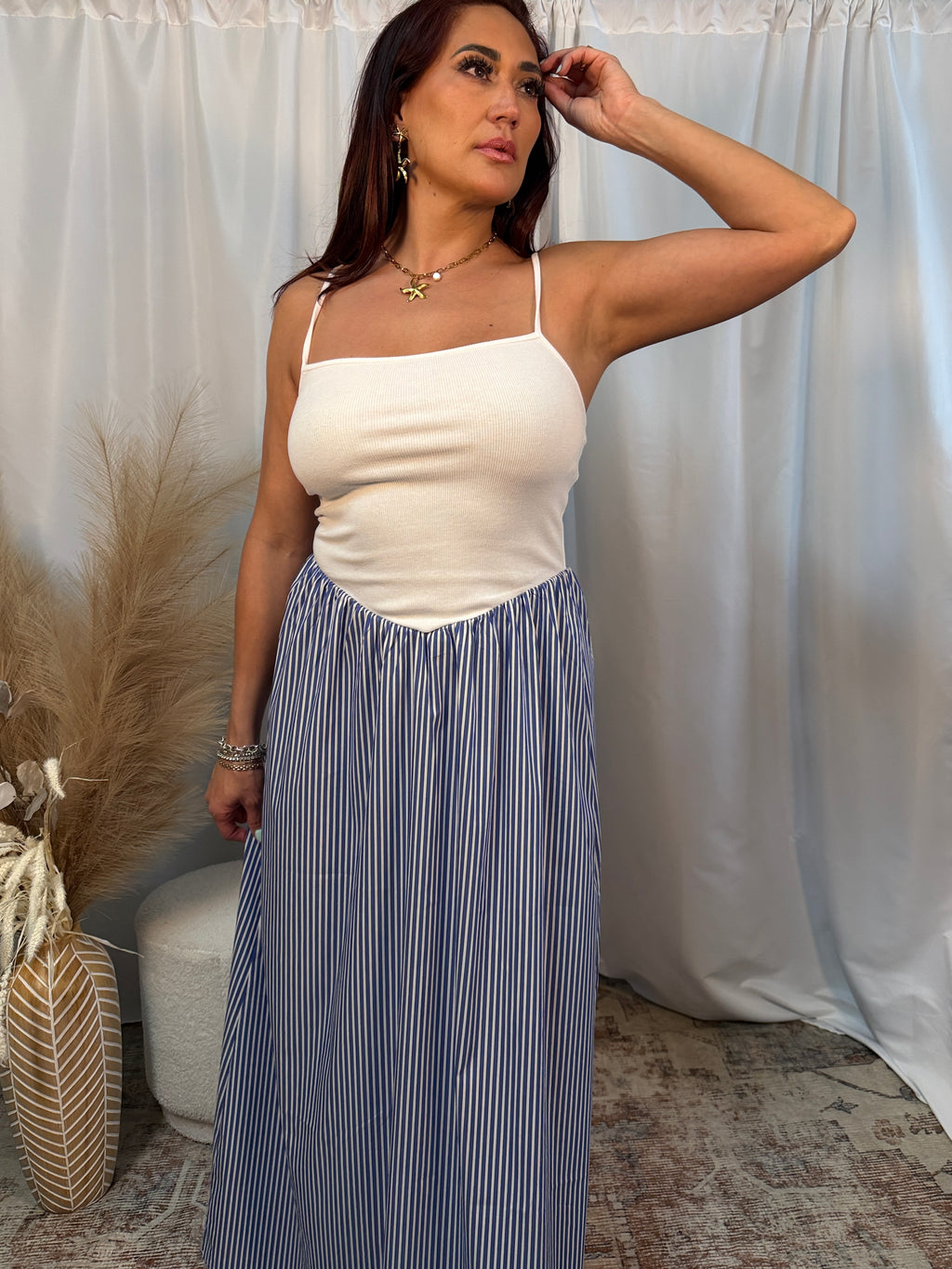 Costal Striped Dress